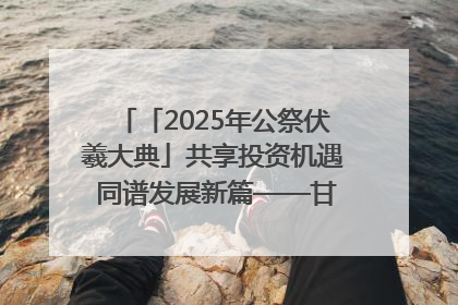 「2025年公祭伏羲大典」共享投资机遇 同谱发展新篇——甘肃省文旅产业链招商引资推介会侧记