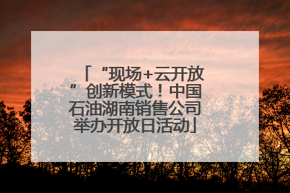 “现场+云开放”创新模式！中国石油湖南销售公司举办开放日活动