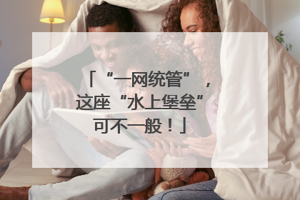 “一网统管”，这座“水上堡垒”可不一般！
