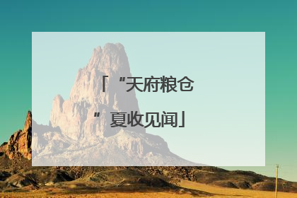 “天府粮仓”夏收见闻