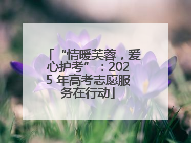 “情暖芙蓉，爱心护考”：2025 年高考志愿服务在行动
