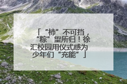 “柿”不可挡，“粽”望所归！徐汇校园用仪式感为少年们“充能”