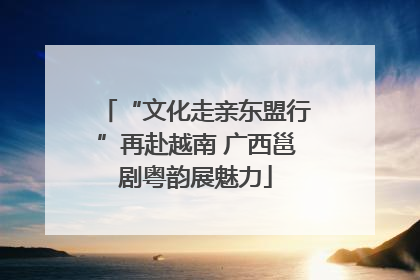 “文化走亲东盟行”再赴越南 广西邕剧粤韵展魅力