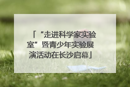 “走进科学家实验室”暨青少年实验展演活动在长沙启幕
