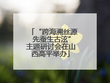 “跨海溯丝源 先蚕生古泫”主题研讨会在山西高平举办