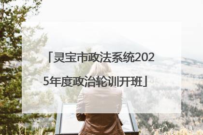 灵宝市政法系统2025年度政治轮训开班