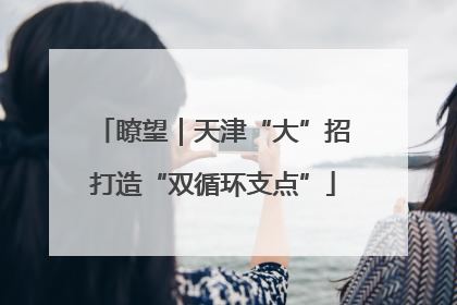 瞭望｜天津“大”招打造“双循环支点”