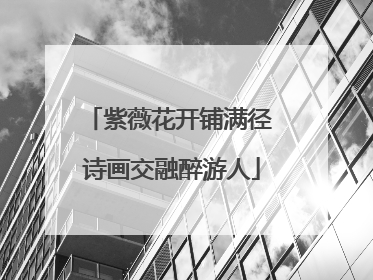 紫薇花开铺满径 诗画交融醉游人