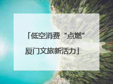 低空消费“点燃”厦门文旅新活力