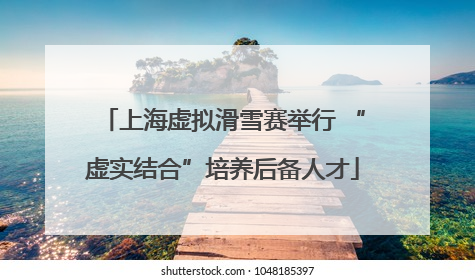 上海虚拟滑雪赛举行 “虚实结合”培养后备人才