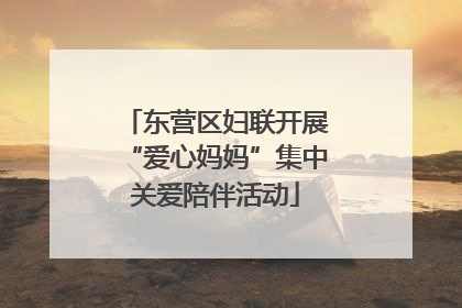 东营区妇联开展“爱心妈妈”集中关爱陪伴活动