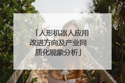 人形机器人应用改进方向及产业同质化现象分析