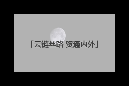 云链丝路 贸通内外