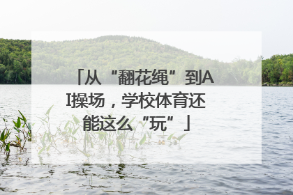 从“翻花绳”到AI操场，学校体育还能这么“玩”