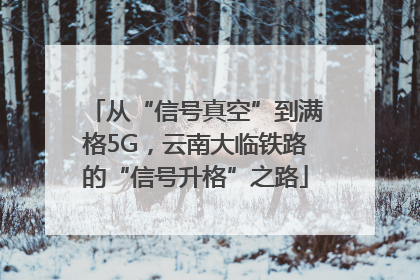 从“信号真空”到满格5G，云南大临铁路的“信号升格”之路
