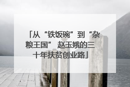 从“铁饭碗”到“杂粮王国” 赵玉娥的三十年扶贫创业路