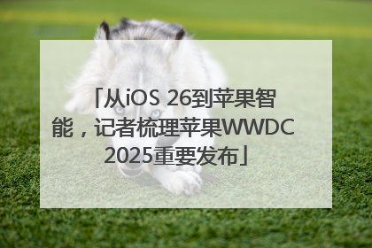 从iOS 26到苹果智能，记者梳理苹果WWDC 2025重要发布