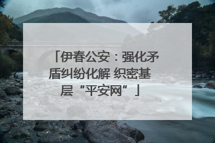 伊春公安：强化矛盾纠纷化解 织密基层“平安网”