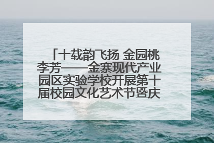 十载韵飞扬 金园桃李芳——金寨现代产业园区实验学校开展第十届校园文化艺术节暨庆“六一”系列活动