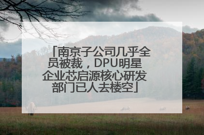 南京子公司几乎全员被裁，DPU明星企业芯启源核心研发部门已人去楼空