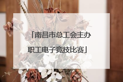 南昌市总工会主办职工电子竞技比赛