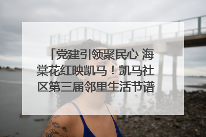 党建引领聚民心 海棠花红映凯马！凯马社区第三届邻里生活节谱写幸福新篇章