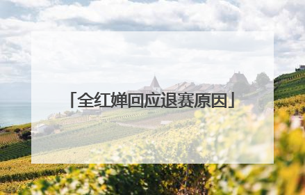 全红婵回应退赛原因