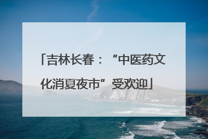 吉林长春：“中医药文化消夏夜市”受欢迎