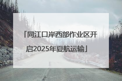 同江口岸西部作业区开启2025年夏航运输