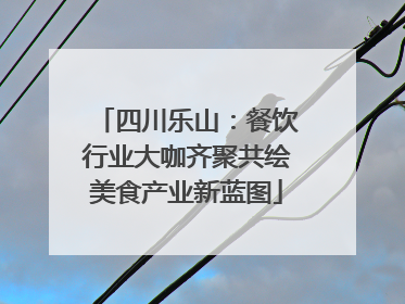 四川乐山：餐饮行业大咖齐聚共绘美食产业新蓝图