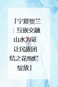 宁夏贺兰：互嵌交融 山水为证 让民族团结之花绚烂绽放