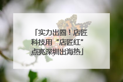 实力出圈！店匠科技用“店匠红”点亮深圳出海热