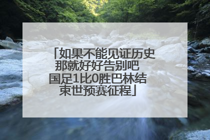 如果不能见证历史 那就好好告别吧 国足1比0胜巴林结束世预赛征程