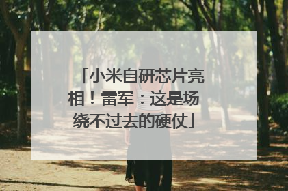 小米自研芯片亮相！雷军：这是场绕不过去的硬仗