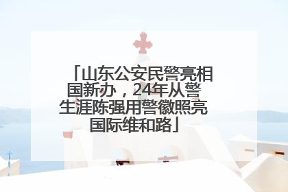 山东公安民警亮相国新办，24年从警生涯陈强用警徽照亮国际维和路