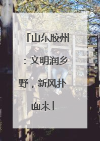 山东胶州：文明润乡野，新风扑面来