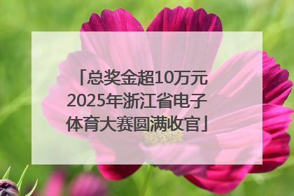 总奖金超10万元 2025年浙江省电子体育大赛圆满收官