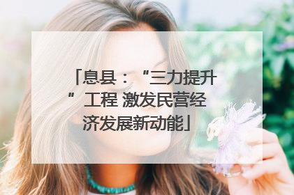 息县：“三力提升”工程 激发民营经济发展新动能