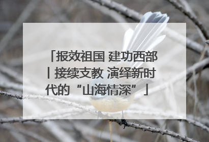 报效祖国 建功西部丨接续支教 演绎新时代的“山海情深”