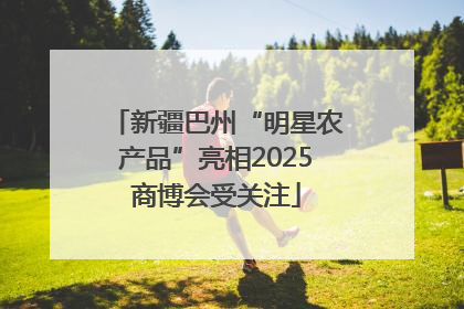 新疆巴州“明星农产品”亮相2025商博会受关注