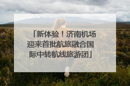 新体验！济南机场迎来首批航旅融合国际中转航线旅游团