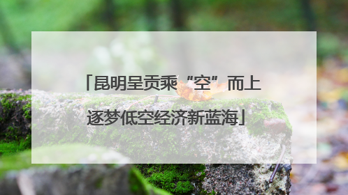 昆明呈贡乘“空”而上 逐梦低空经济新蓝海