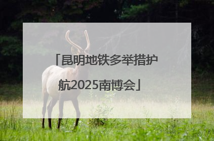 昆明地铁多举措护航2025南博会
