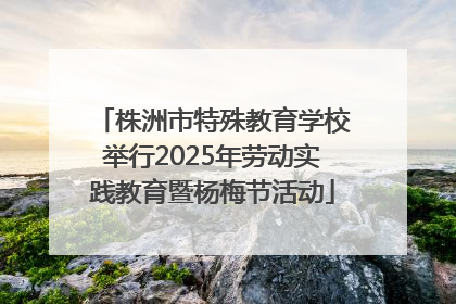 株洲市特殊教育学校举行2025年劳动实践教育暨杨梅节活动