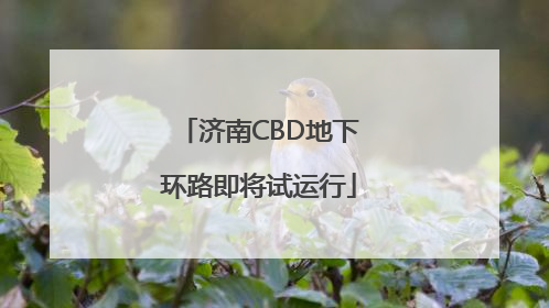 济南CBD地下环路即将试运行