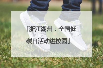 浙江湖州：全国低碳日活动进校园