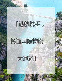 港航携手，畅通国际物流大通道