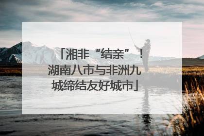 湘非“结亲”！湖南八市与非洲九城缔结友好城市