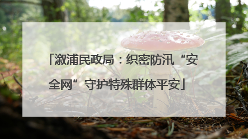 溆浦民政局：织密防汛“安全网”守护特殊群体平安