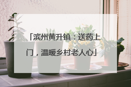 滨州黄升镇：送药上门，温暖乡村老人心